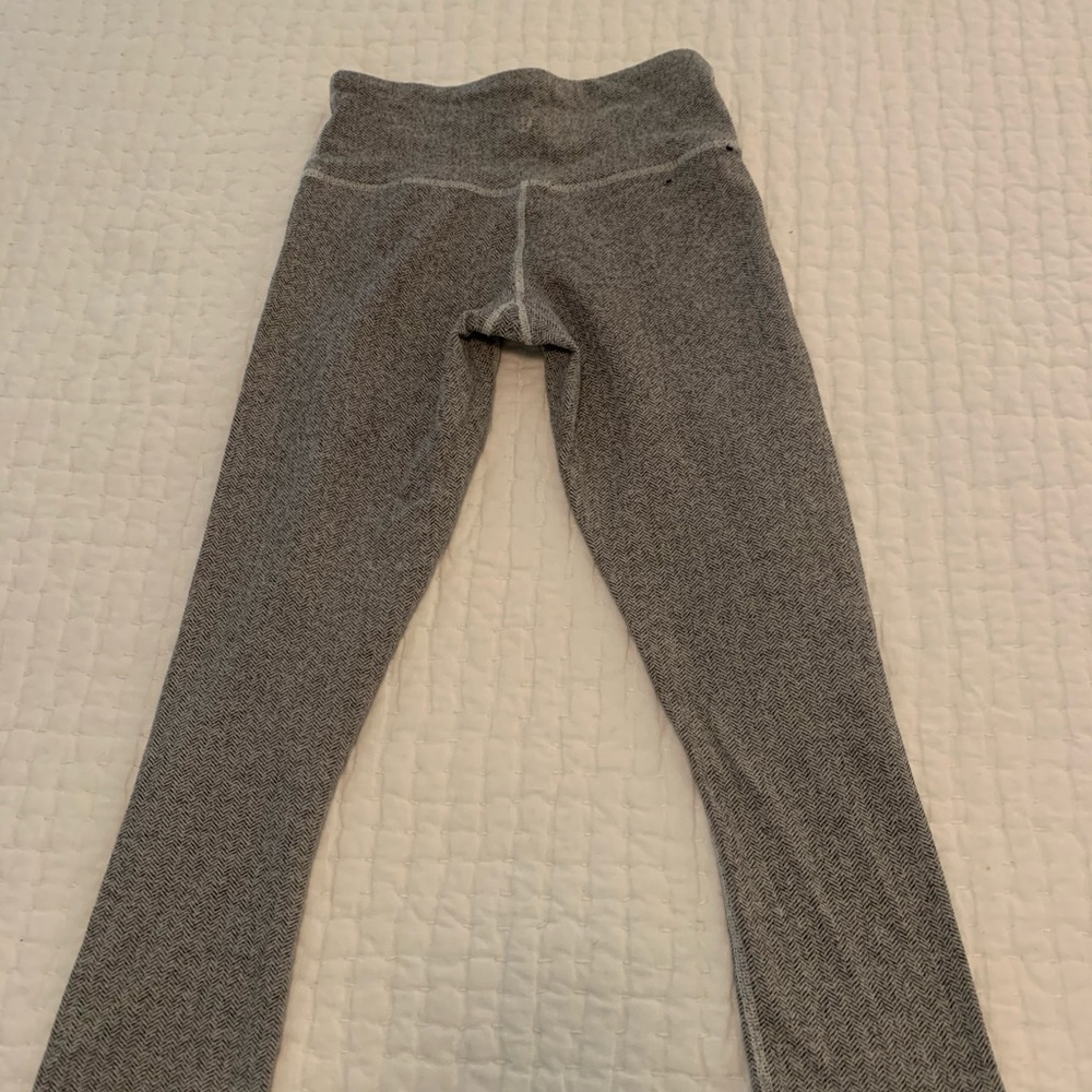 Lululemon wunder under capris houndstooth size 2
